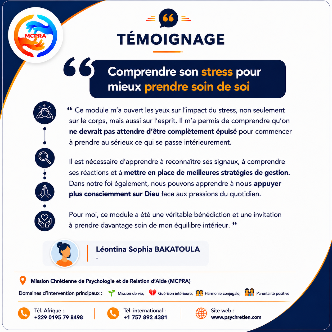 Avis en image — témoignage formation MCPRA 3
