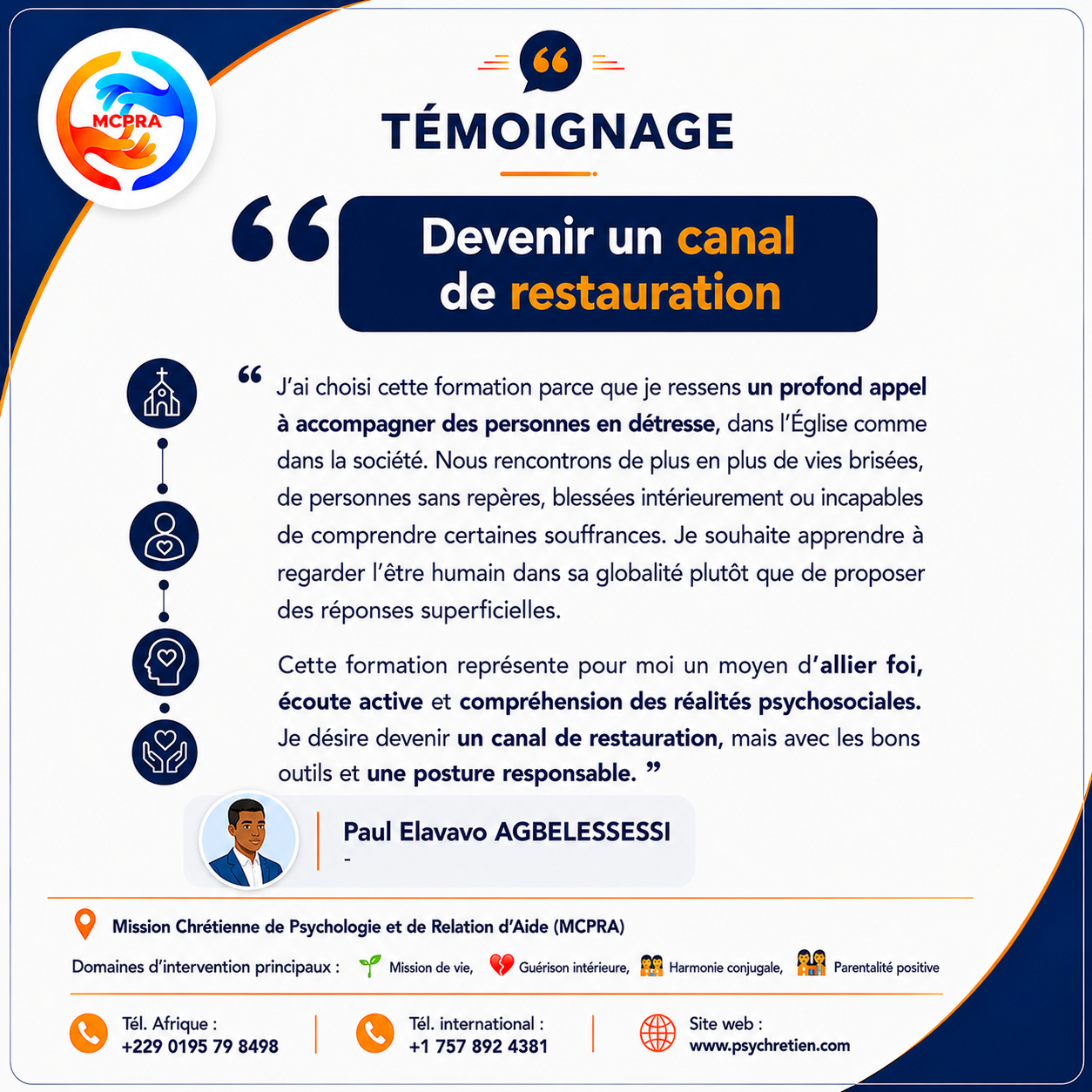 Avis en image — témoignage formation MCPRA 6