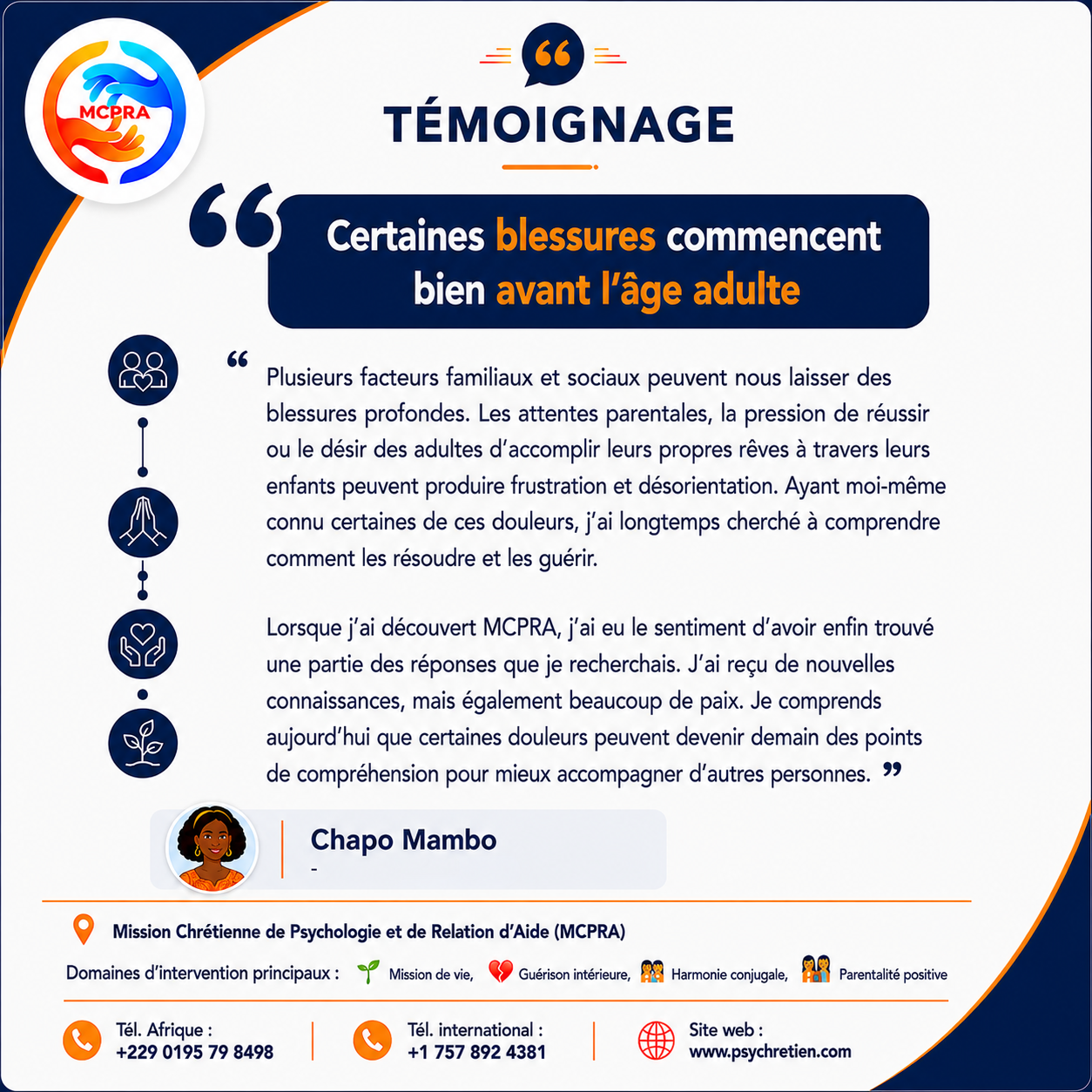 Avis en image — témoignage formation MCPRA 12