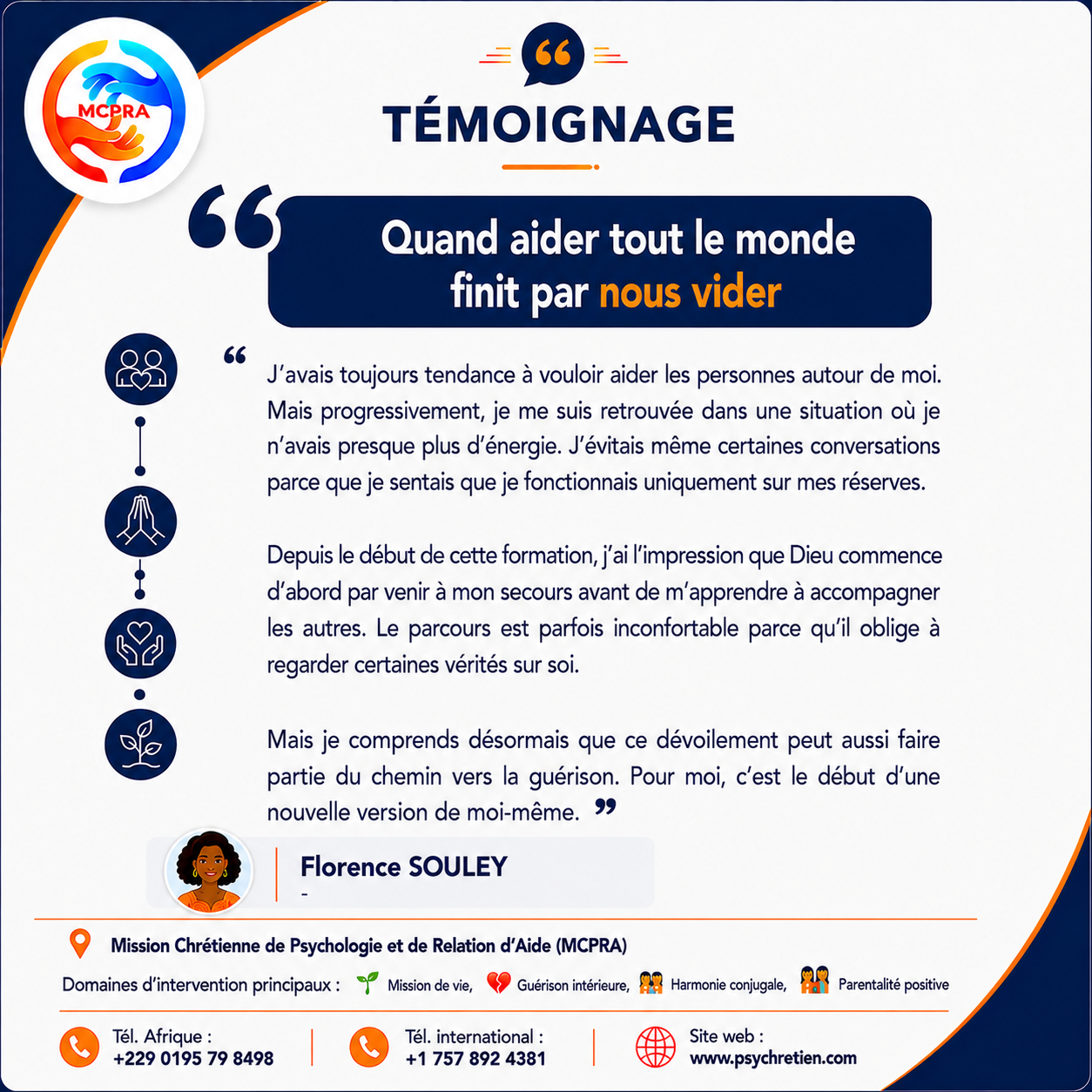 Avis en image — témoignage formation MCPRA 17