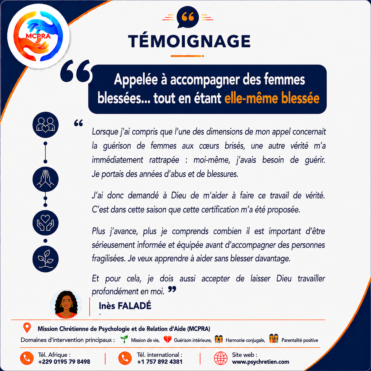 Avis en image — témoignage formation MCPRA 28