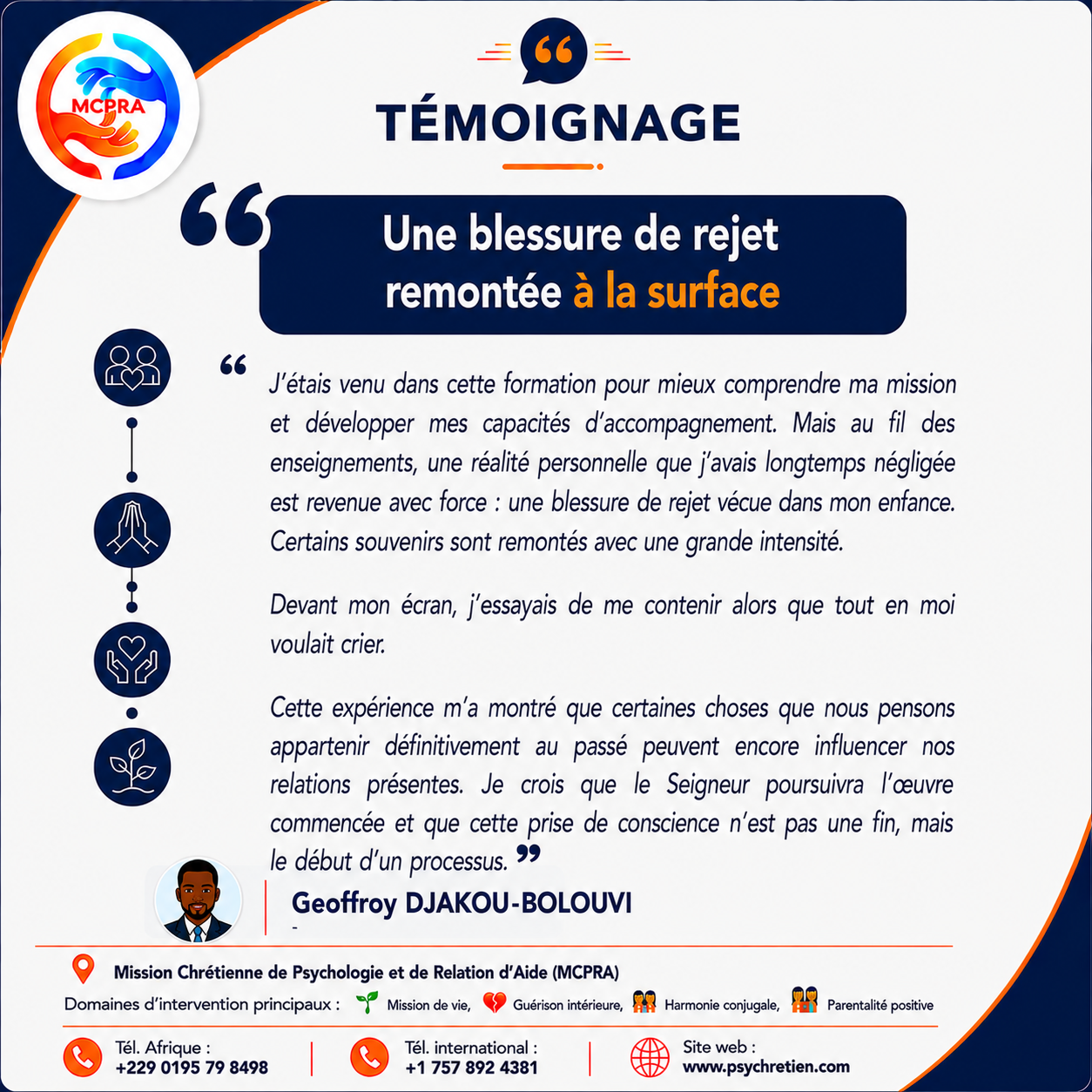 Avis en image — témoignage formation MCPRA 29