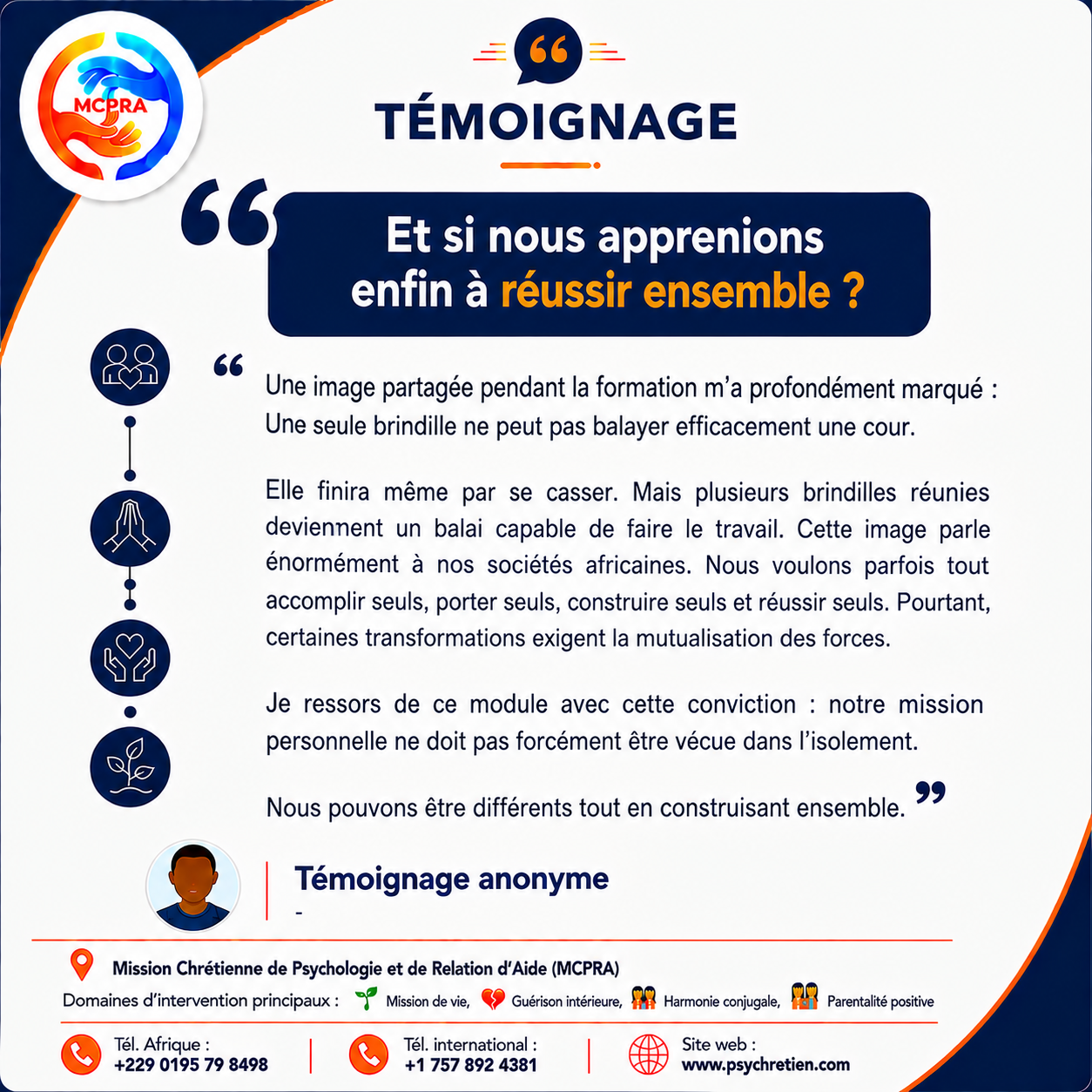 Avis en image — témoignage accompagnement MCPRA 12