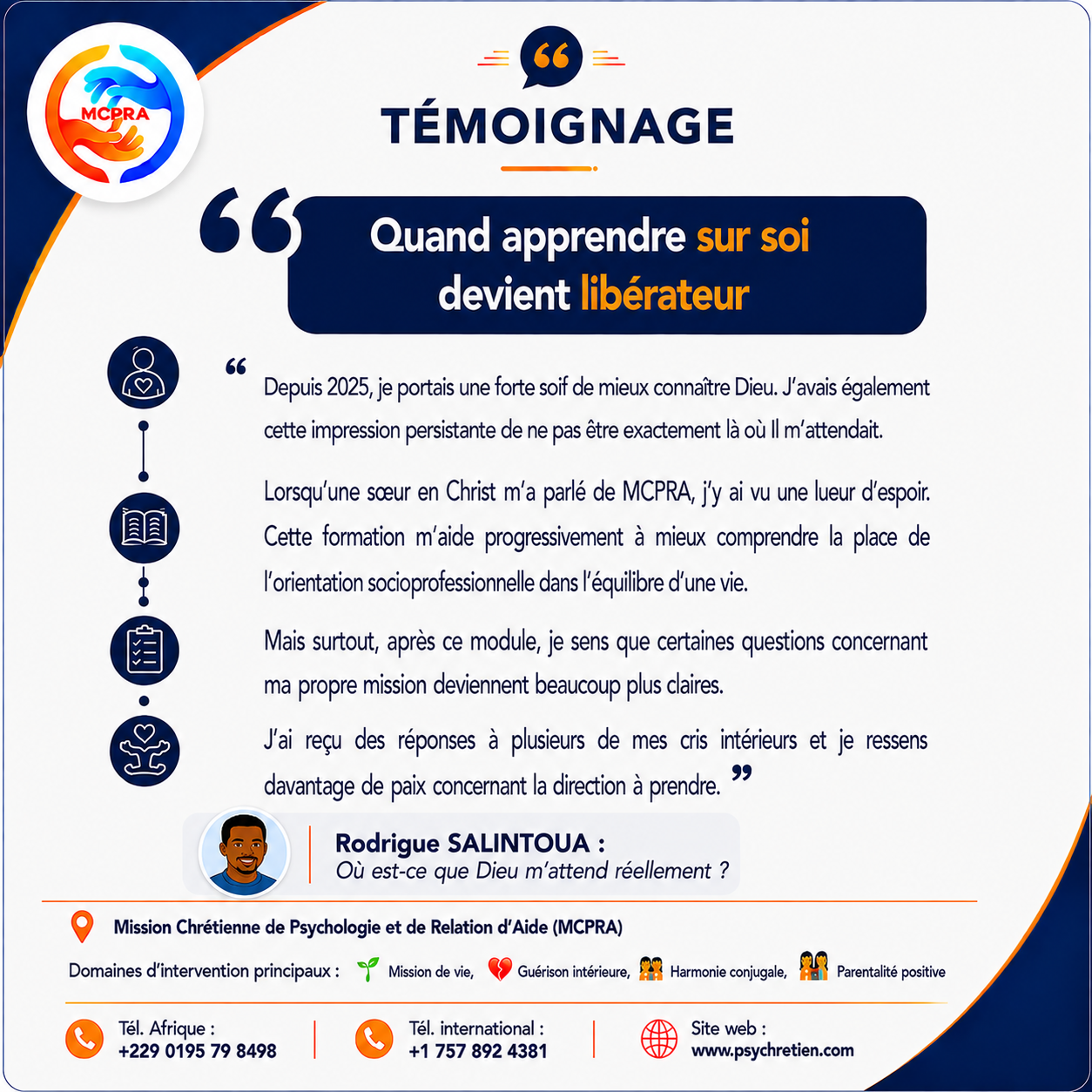 Avis en image — témoignage accompagnement MCPRA 31