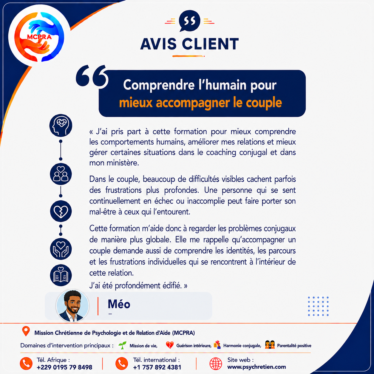 Avis en image — témoignage événement MCPRA 2