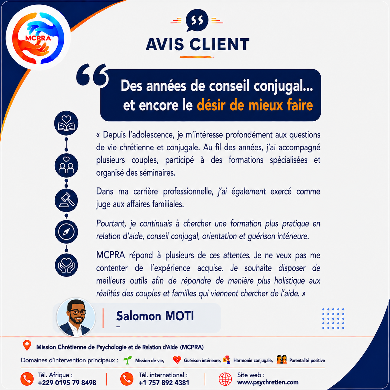 Avis en image — témoignage événement MCPRA 4