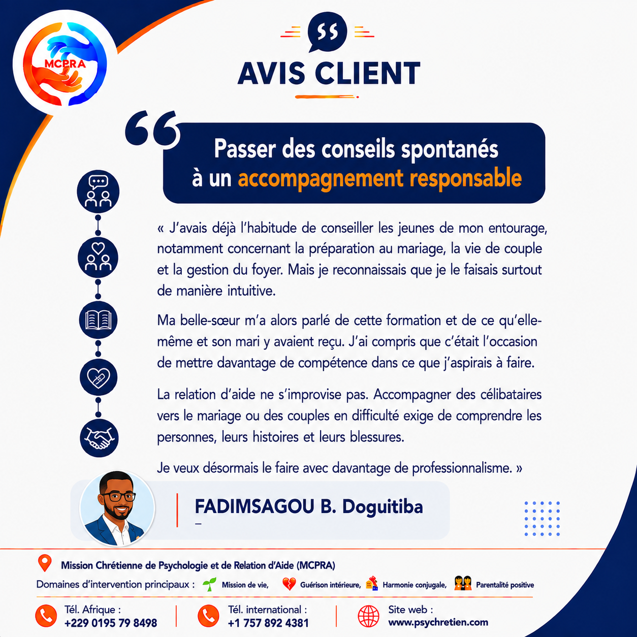 Avis en image — témoignage événement MCPRA 5