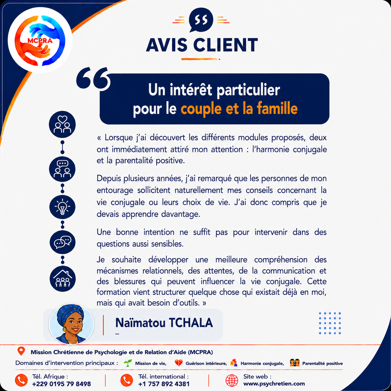 Avis en image — témoignage événement MCPRA 6