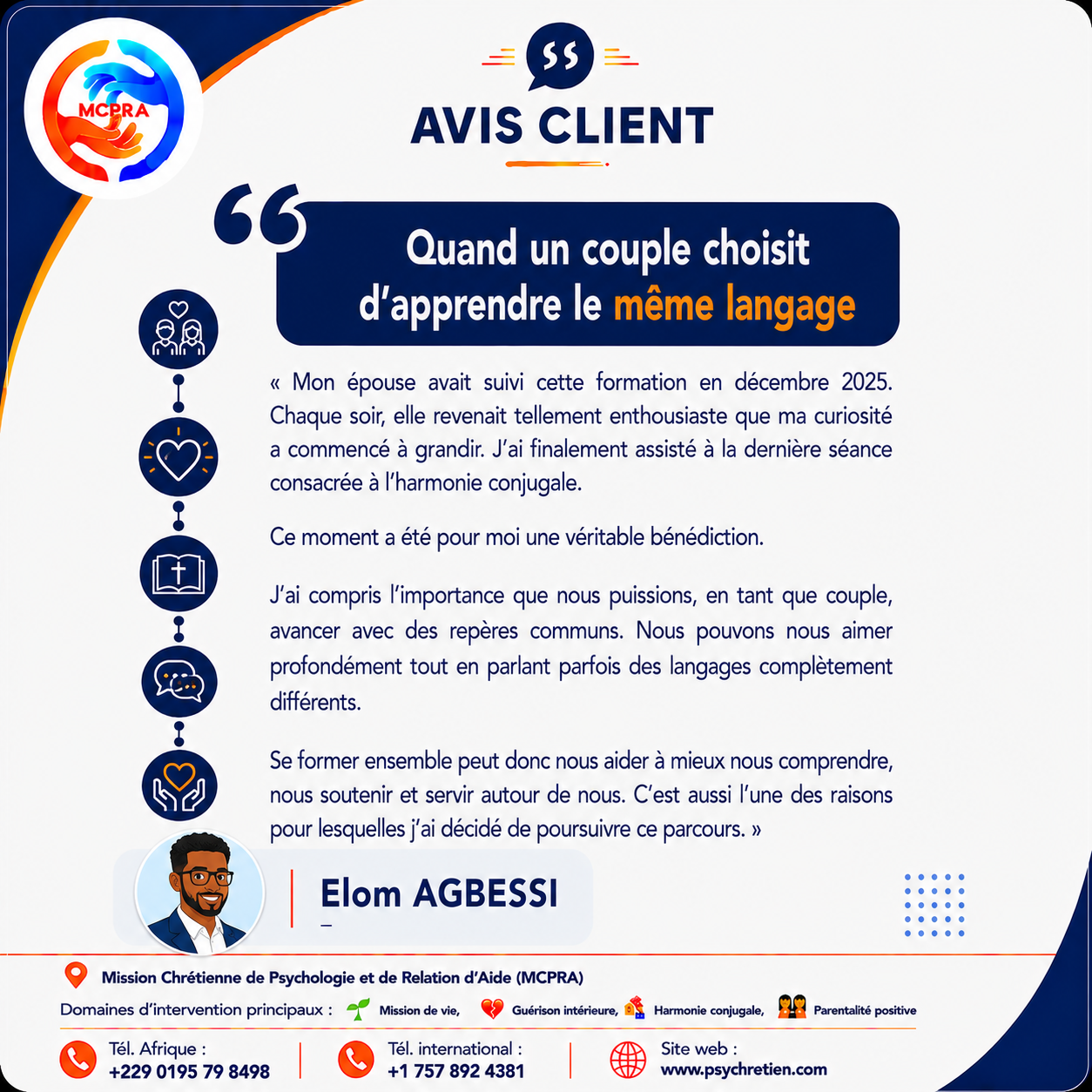 Avis en image — témoignage événement MCPRA 7