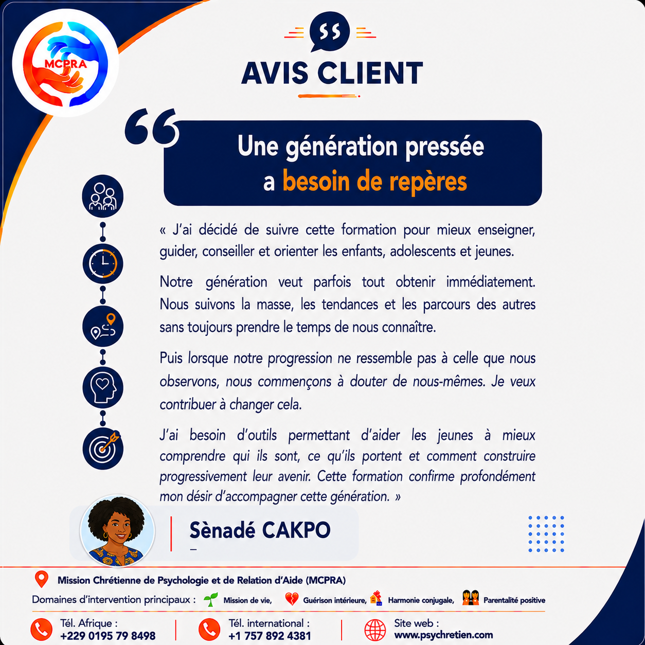 Avis en image — témoignage parentalité positive MCPRA 1